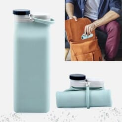Πτυσσόμενο Παγούρι Νερό Σιλικόνης 600ml - BAGADORA®