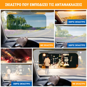 Alternative view of Σκίαστρο αυτοκινήτου VISORSHIELD™