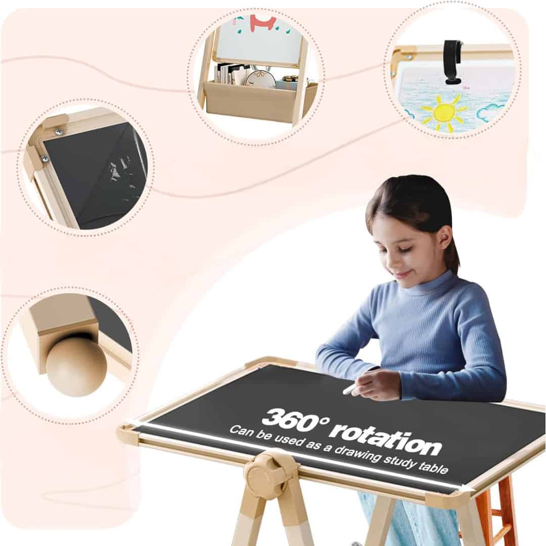 ArtBoard™ – Ρυθμιζόμενο Καλλιτεχνικό Καβαλέτο για Παιδιά - Image 3